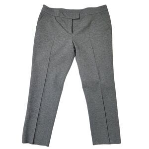 Akris Punto Womens Crop Pants Size 12 Gray Color Flat Front With Pockets